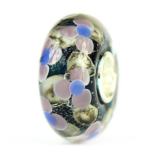 Lavender Starpond - Elfbeads Glas